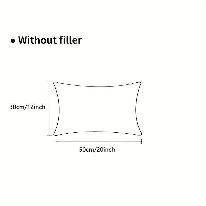 Dutch Fluffy Pom Pillow Cover Strap 30 48x50.8cm