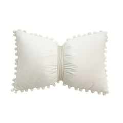 Dutch Fluffy Pom Pillow Cover Strap 30 48x50.8cm