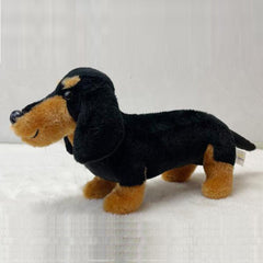 Simulated Dog Plush Doll Toy Stuffed Brown Dog Plushie Birthday Christmas