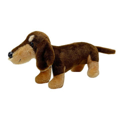 Simulated Dog Plush Doll Toy Stuffed Brown Dog Plushie Birthday Christmas