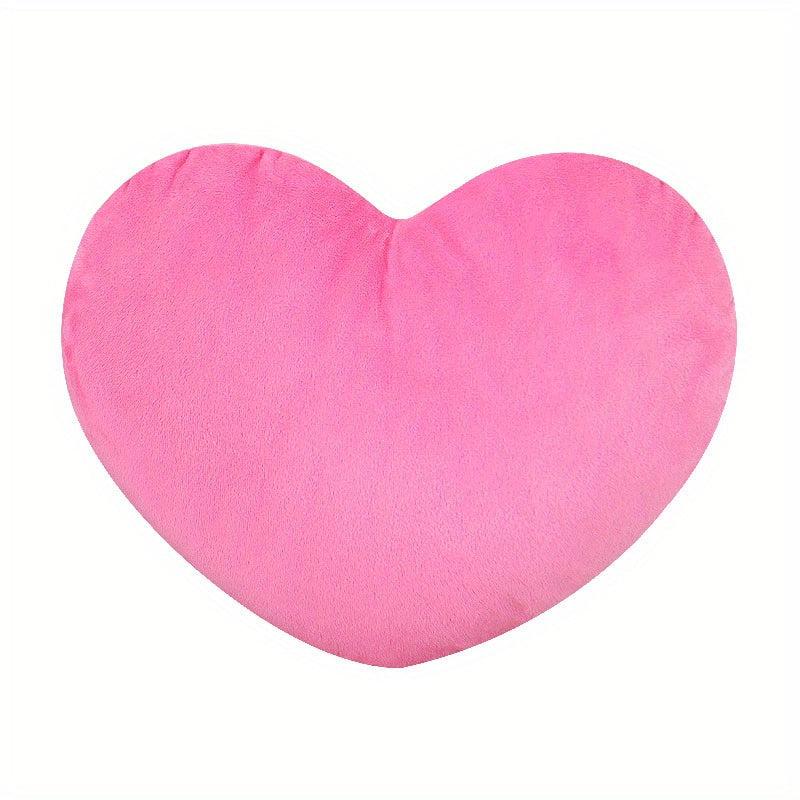 Heart-Shaped Stuffed Toy for Girls' Bed