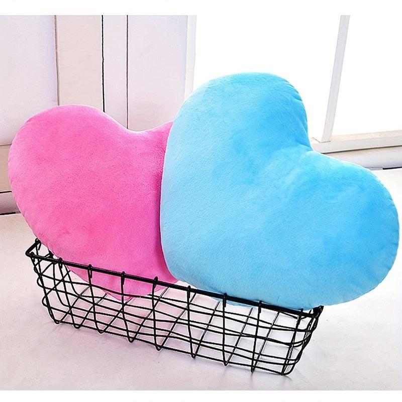 Heart-Shaped Stuffed Toy for Girls' Bed