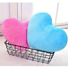 Heart-Shaped Stuffed Toy for Girls' Bed