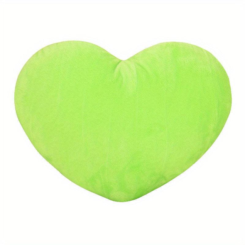 Heart-Shaped Stuffed Toy for Girls' Bed