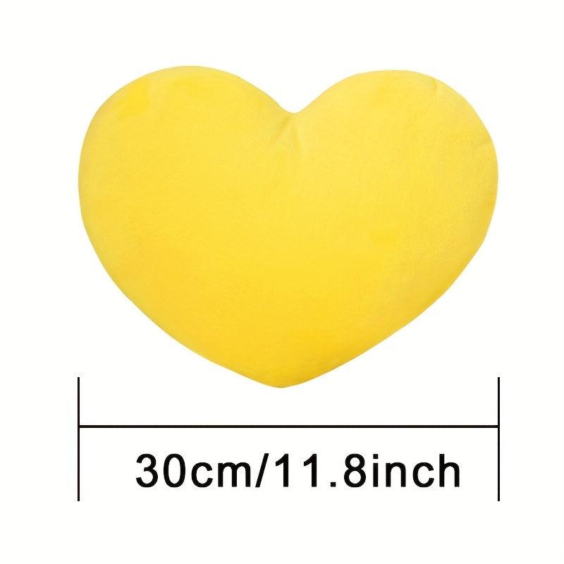 Heart-Shaped Stuffed Toy for Girls' Bed