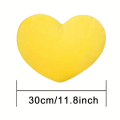 Heart-Shaped Stuffed Toy for Girls' Bed