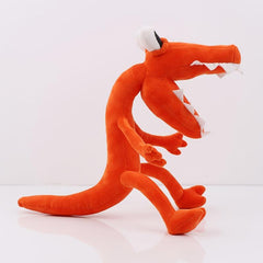32cm Orange Monster Plush Toy Soft Stuffed Animal Plushie For Kids