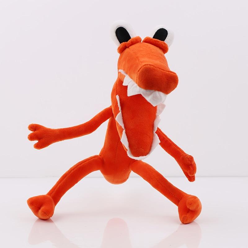 32cm Orange Monster Plush Toy Soft Stuffed Animal Plushie For Kids