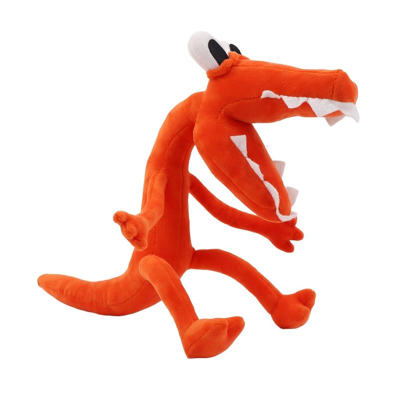 32cm Orange Monster Plush Toy Soft Stuffed Animal Plushie For Kids
