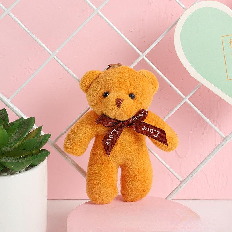 Bear Doll Plush Toy Doll Key Pendant Couple Gift Bag Small Pendant