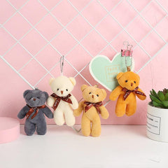 Bear Doll Plush Toy Doll Key Pendant Couple Gift Bag Small Pendant