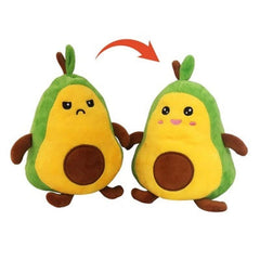 Double Face Cartoon Avocado Plush Toy for Kids