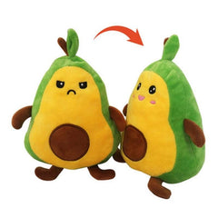 Double Face Cartoon Avocado Plush Toy for Kids