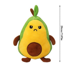 Double Face Cartoon Avocado Plush Toy for Kids
