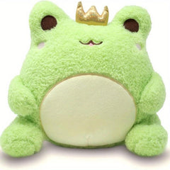 Soft Crown Frog Stuffed Animal Plush Toy for Kids - 30 cm