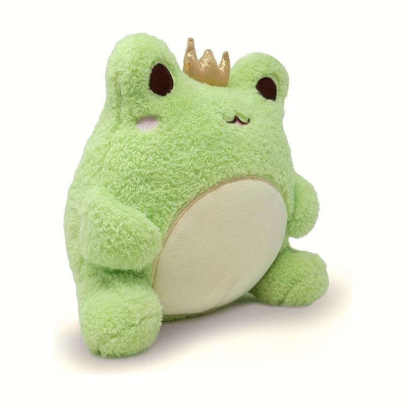 Soft Crown Frog Stuffed Animal Plush Toy for Kids - 30 cm