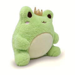Soft Crown Frog Stuffed Animal Plush Toy for Kids - 30 cm