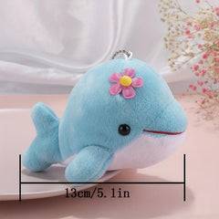 Plush Marine Animals Dolphins Stuffed Animal Cartoon Whale Doll
