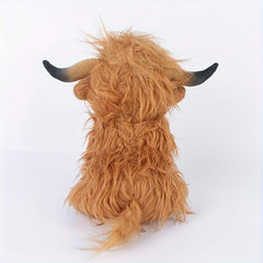 62in Highland Cattle Plush Toy Soft Cartoon Gift
