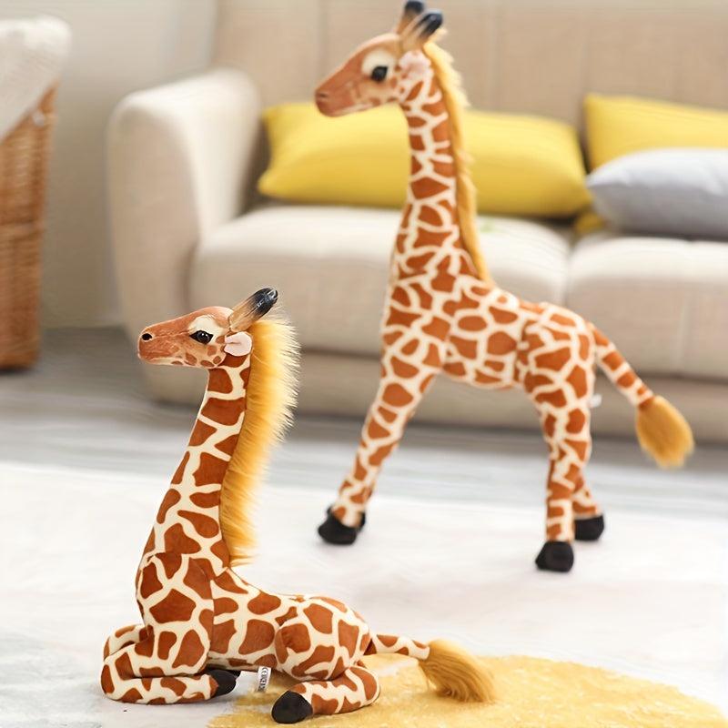 8in Giraffe Plush Toy Figure Ornament Gift For Kids