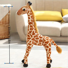 8in Giraffe Plush Toy Figure Ornament Gift For Kids