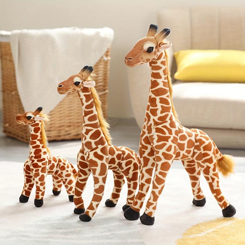 8in Giraffe Plush Toy Figure Ornament Gift For Kids
