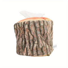 Simulation Stump Cylinder Tissue Box Log Roll Paper Pumping Home Decoration