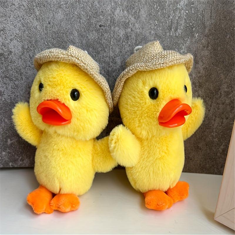 Duck Plush Toy Key Ring Chain Decoration Gift