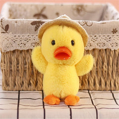 Duck Plush Toy Key Ring Chain Decoration Gift