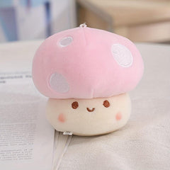 Cute Mushroom Plush Doll Keychain - Perfect Gift for Kids & Couples