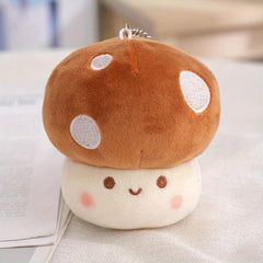 Cute Mushroom Plush Doll Keychain - Perfect Gift for Kids & Couples
