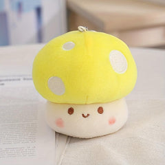 Cute Mushroom Plush Doll Keychain - Perfect Gift for Kids & Couples