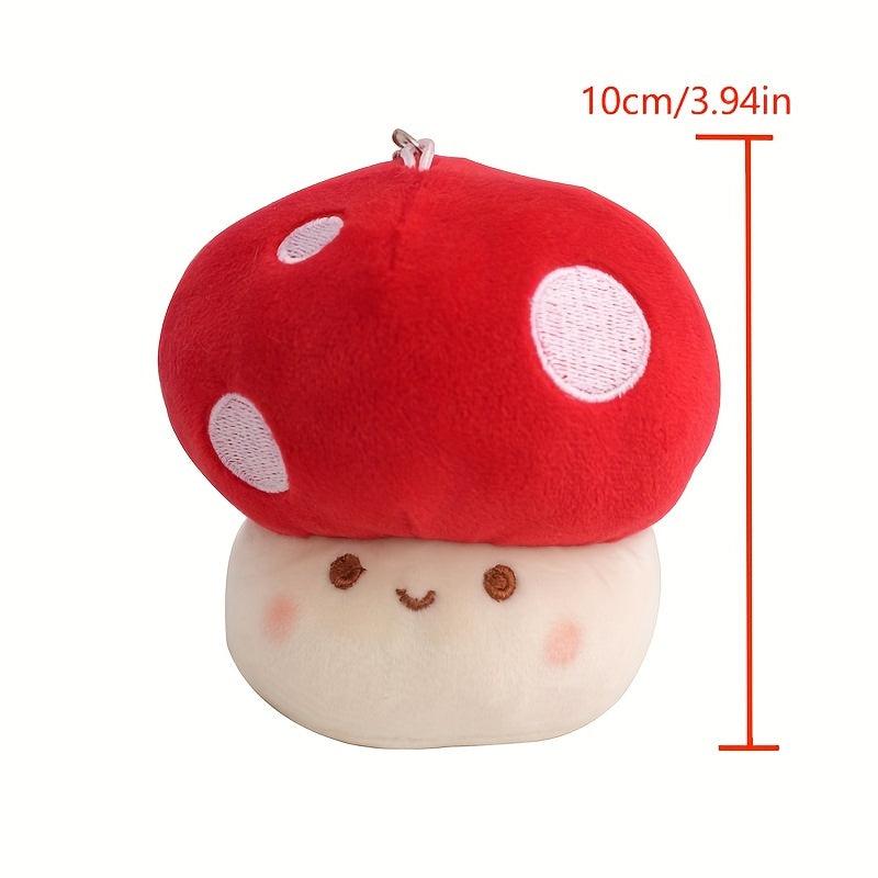 Cute Mushroom Plush Doll Keychain - Perfect Gift for Kids & Couples