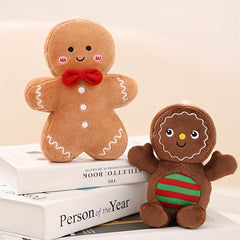 Cute Gingerbread Man Plush Toy - Christmas Decoration & Gift