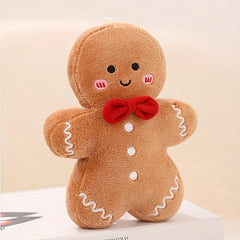 Cute Gingerbread Man Plush Toy - Christmas Decoration & Gift