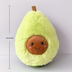 Kids Avocado Plush Cushion 20 30 40 Green Soft Toy