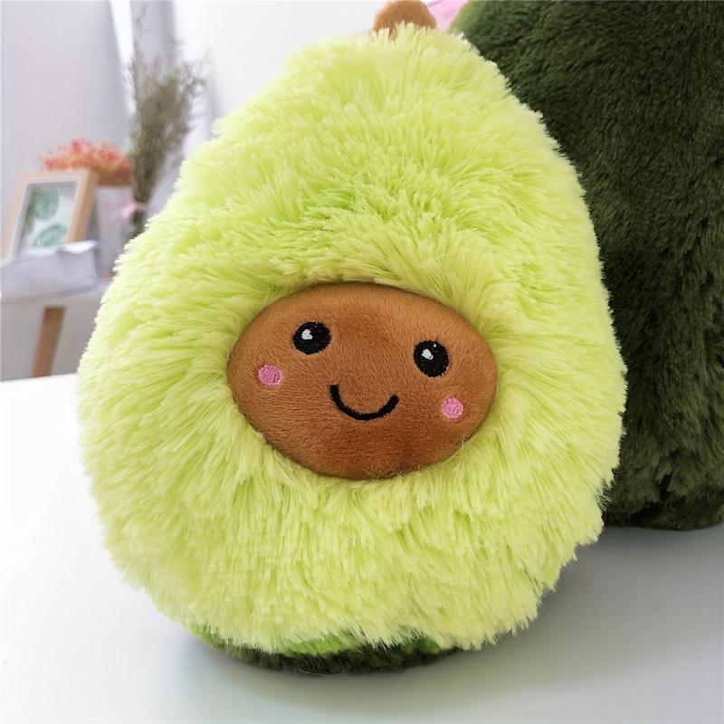 Kids Avocado Plush Cushion 20 30 40 Green Soft Toy