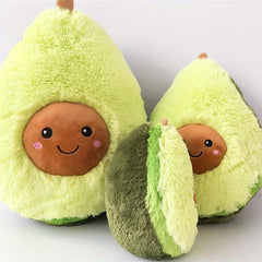 Kids Avocado Plush Cushion 20 30 40 Green Soft Toy