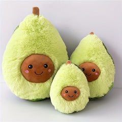 Kids Avocado Plush Cushion 20 30 40 Green Soft Toy
