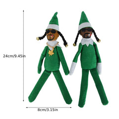 Hip Hop Plush Doll Gift for Christmas St Patrick's Day Funny Collectible