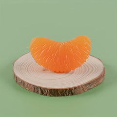Orange Petal Hanging Decoration Food Play Simulation Keychain Pendant