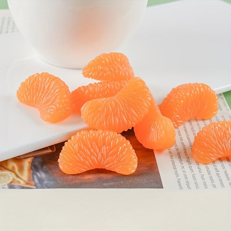 Orange Petal Hanging Decoration Food Play Simulation Keychain Pendant