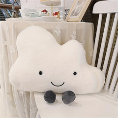 9 84inch Smiling Face Cloud Pillow Plush Birthday Gift