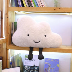9 84inch Smiling Face Cloud Pillow Plush Birthday Gift