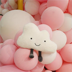 9 84inch Smiling Face Cloud Pillow Plush Birthday Gift