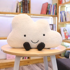9 84inch Smiling Face Cloud Pillow Plush Birthday Gift