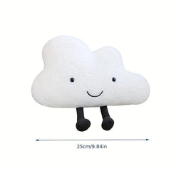 9 84inch Smiling Face Cloud Pillow Plush Birthday Gift