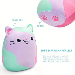 Cat Plush Pillow 20 Squishy Kitty Stuffed Animal Toy Soft Cushion