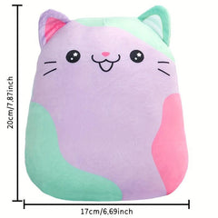 Cat Plush Pillow 20 Squishy Kitty Stuffed Animal Toy Soft Cushion