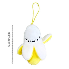 Banana Plush Toy Keychain Bag Pendant Mini Figure Doll